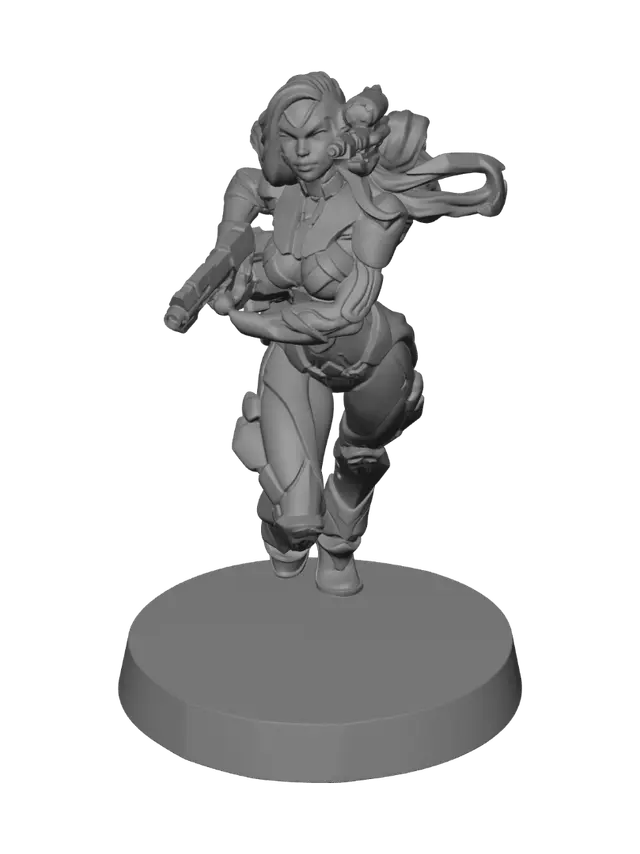 3D model for Keena Human Female Merc