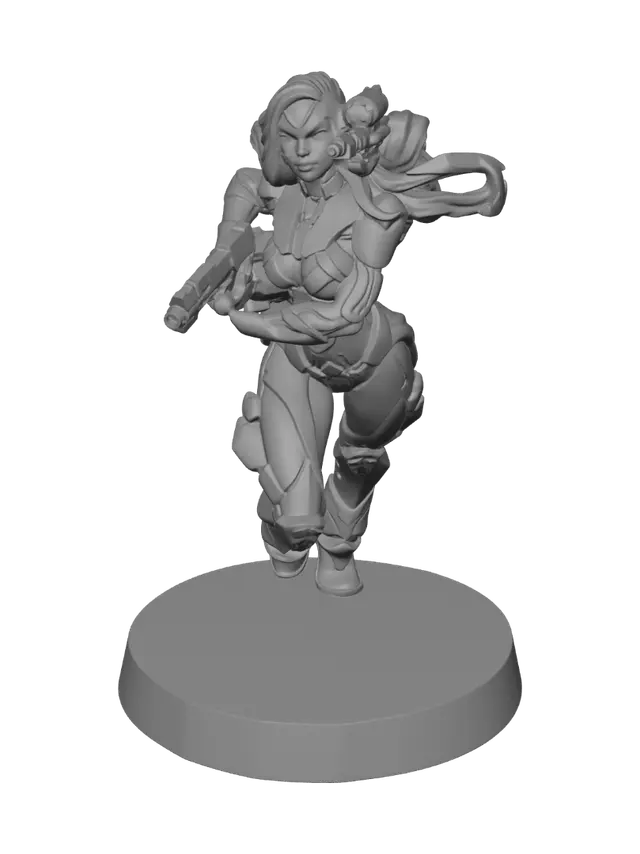 3D model for Keena Human Female Merc