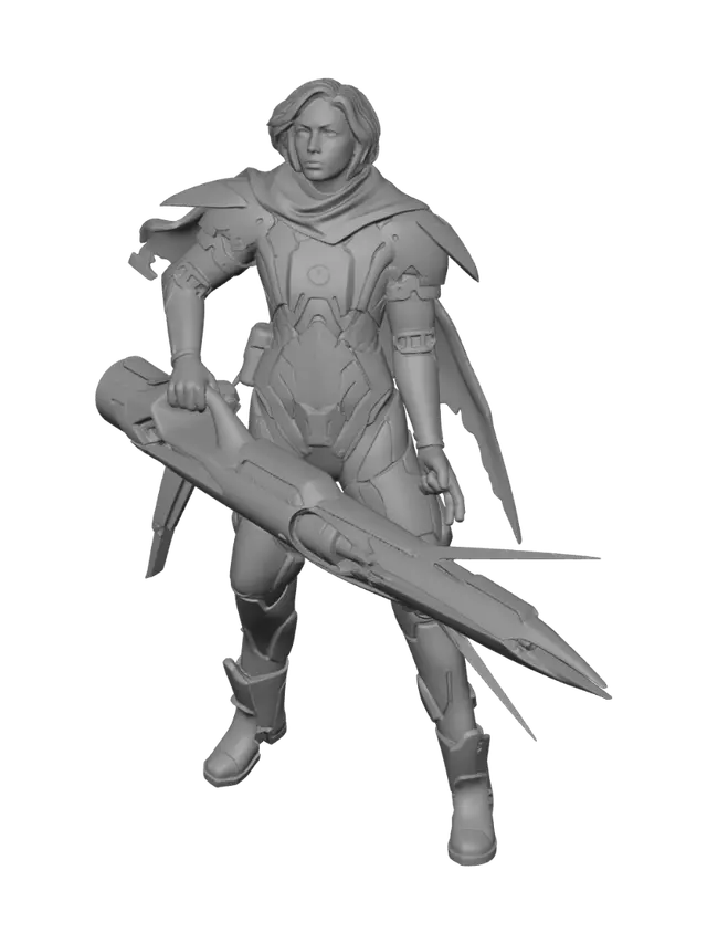 3D model for Commander Sada Thamp Human Female