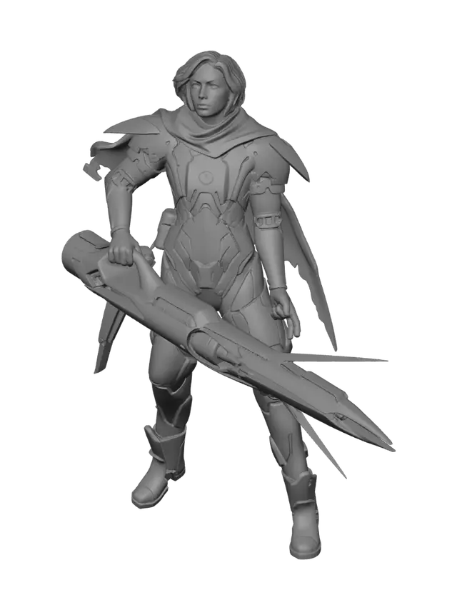 3D model for Commander Sada Thamp Human Female