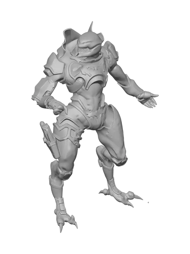3D model for Commander Lao Male Corvo