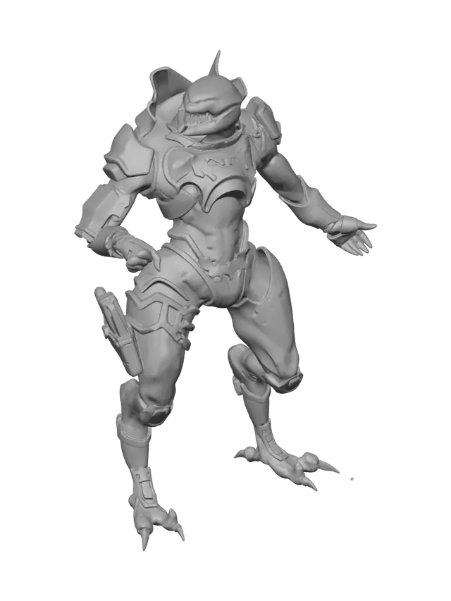 3D model for Commander Lao Male Corvo