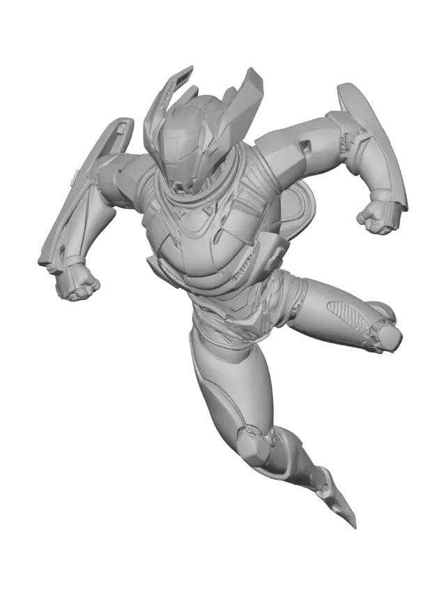 3D model for Commander Defort Human Front