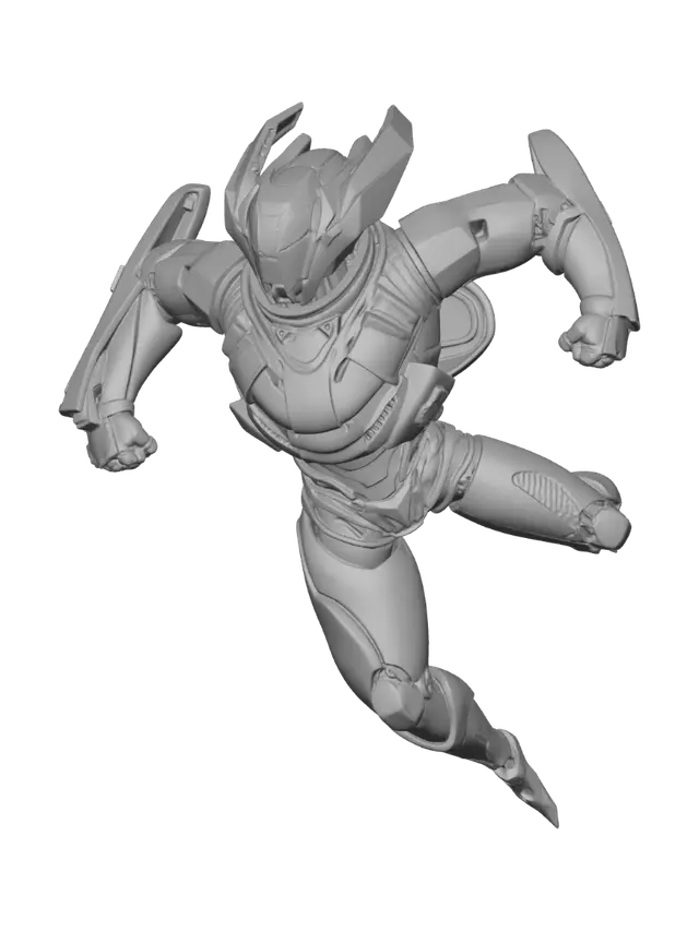 3D model for Commander Defort Human Front