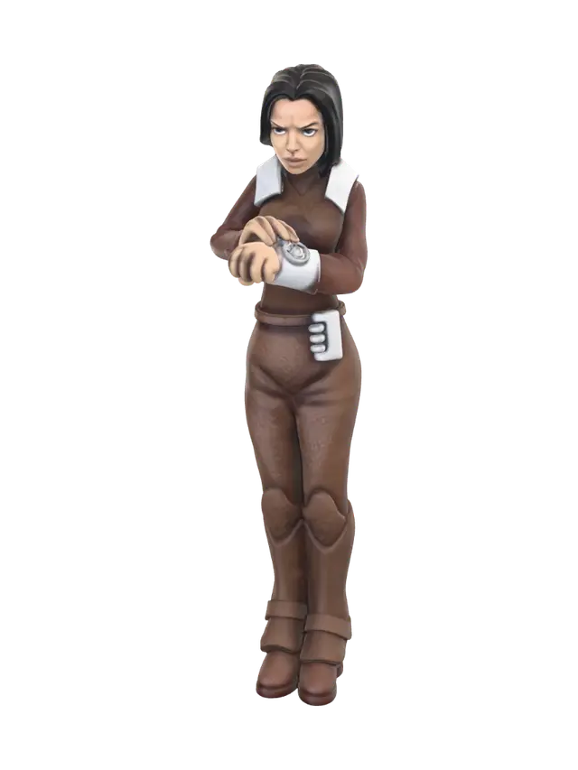 Businesswoman - Governance of Technology - Vigilance 3D model, vytvořený pomocí AI