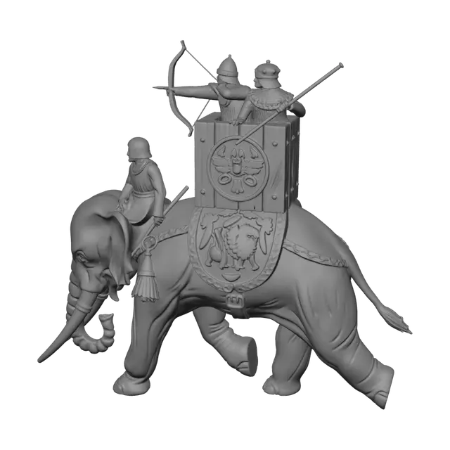 3D model for Charge of the War Elephant