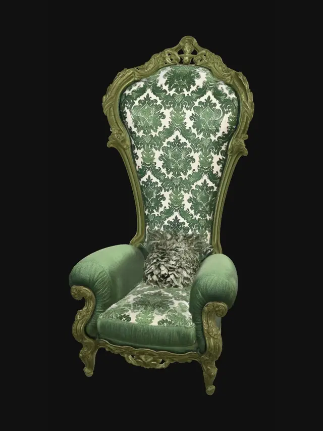 3D model for Emerald Damask Throne