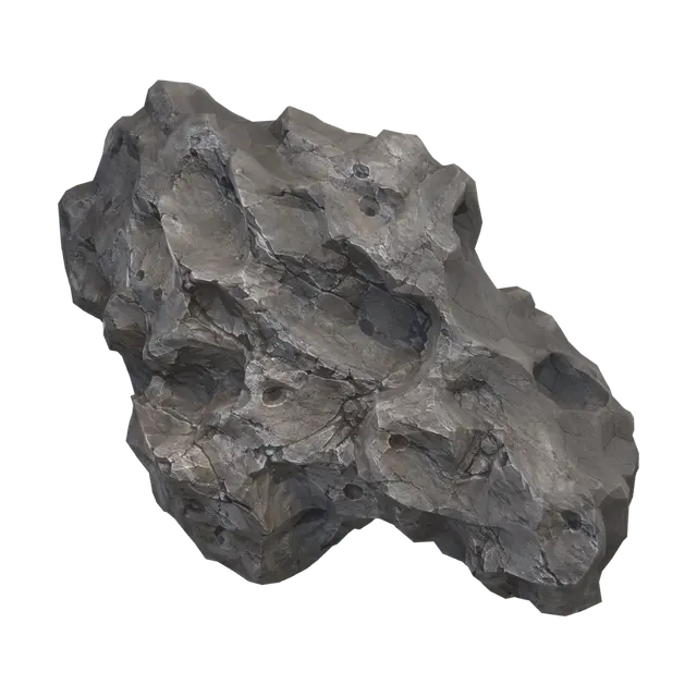 Modello 3D Basic Asteroid - Drifter, generato dall’IA