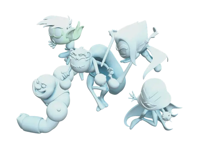 3D model for Teentitans