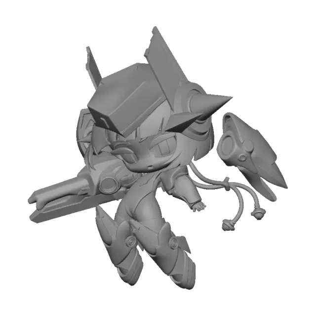 3D model for Neon Valkyrie