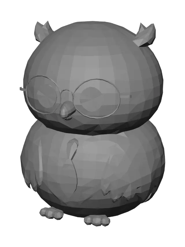 3D model for Bookish Owl