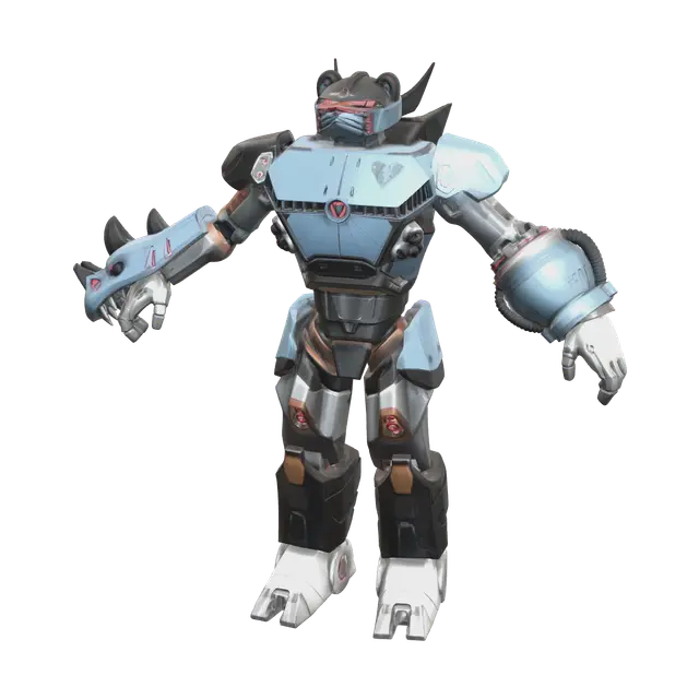 3D model for Mecha Team Leader