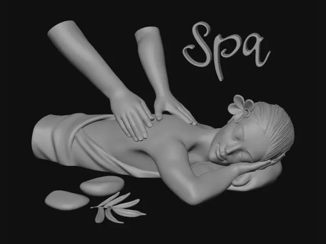 3D model for Relaxing Back Massage