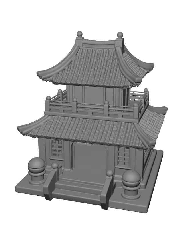3D model for Ivory Pagoda Pavilion