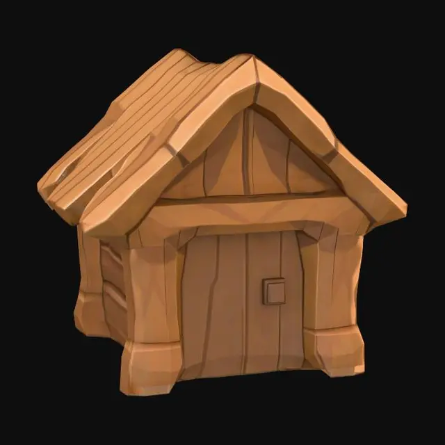 3D model for hut