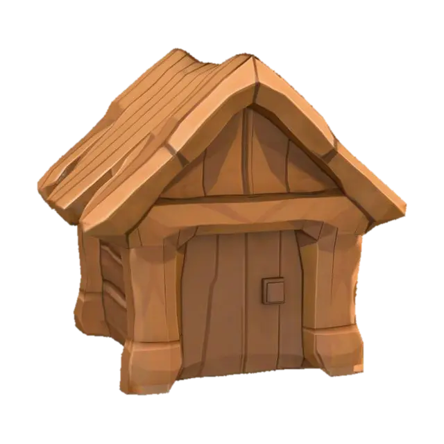 3D model for hut
