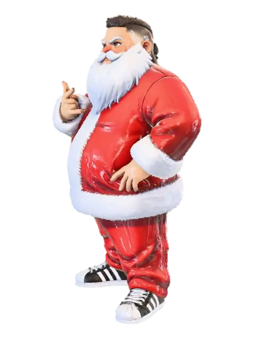 Toma como referencia la foto. Convierte a la persona en un personaje estilo… - Whitebeard 3D model, vytvořený pomocí AI