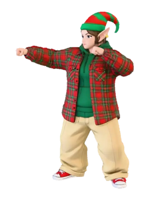 Toma como referencia la foto. Convierte a la persona en un personaje estilo anime.… - Homie 3D model, vytvořený pomocí AI