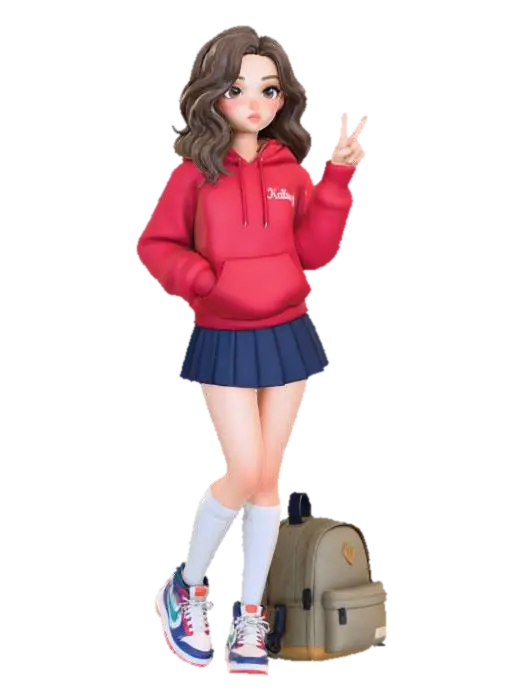 moni - Video 3D model, vytvořený pomocí AI