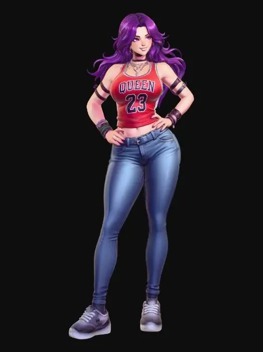 3D model for Queen of the Court
