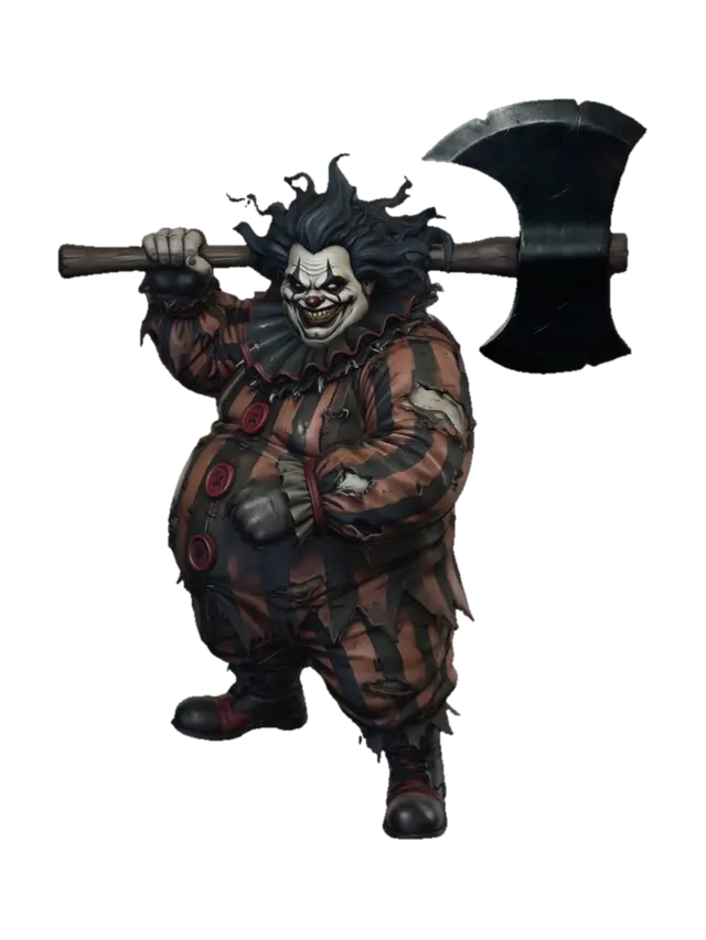 3D model for Axe-Wielding Harlequin