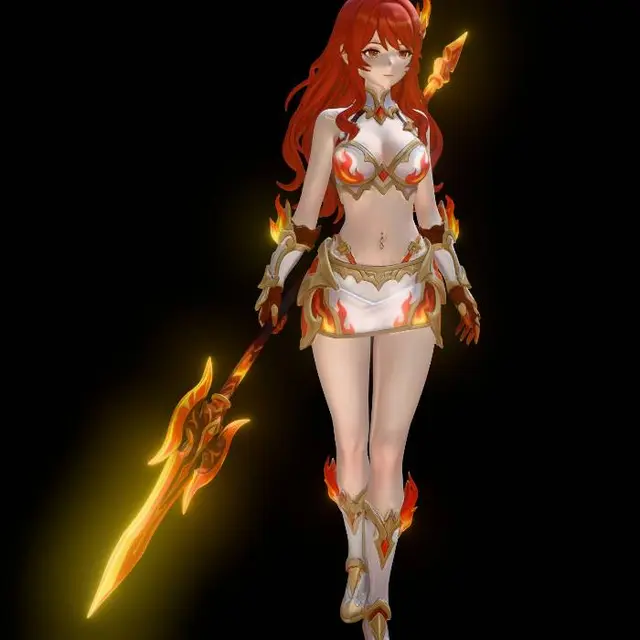 3D model for Emberflame Warrior