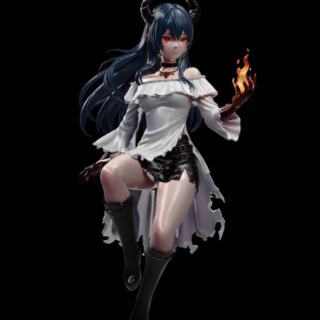 3D model for Emberbound Demoness