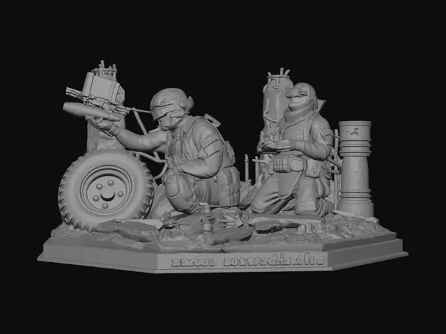 3D model for Rubble and Rifles