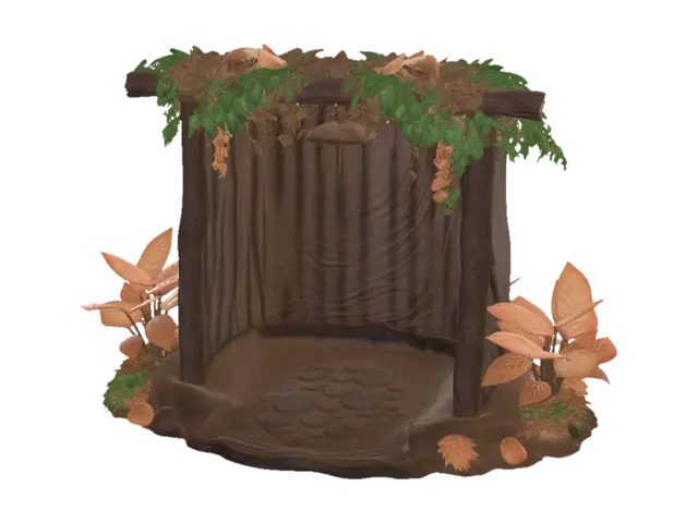 3D model for Shrek-style swamp mud shower