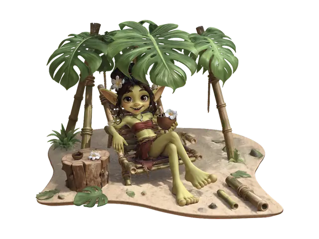 3D model for Tropical Beach Sprite Relaxing
