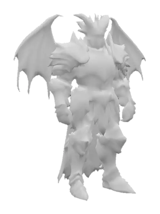 3D model for Infernal Warlord, #PBR#
