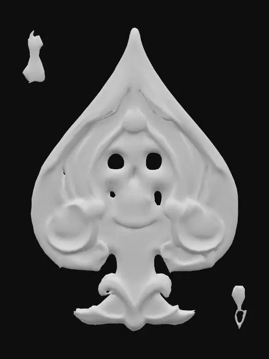 3D model for Ace of Skulls, #PBR#