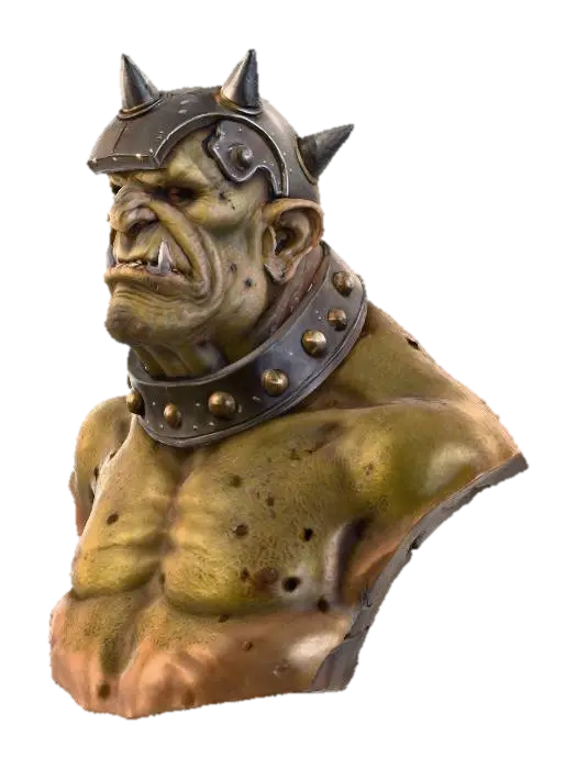 3D model for Spiked Warrior, #villain#