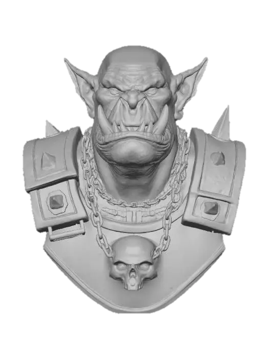 3D model for Orc Warlord, #villain#