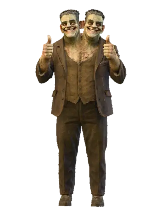 3D model for Double Thumbs Up, #Halloween2025#