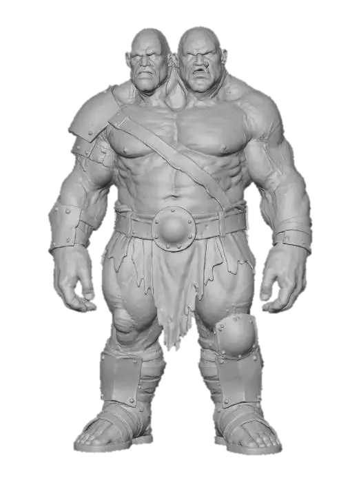 3D model for Two-Headed Warrior
