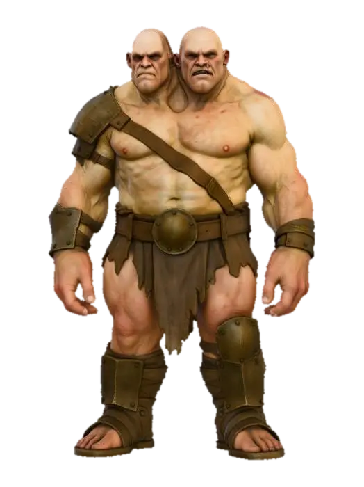 3D model for Two-Headed Warrior