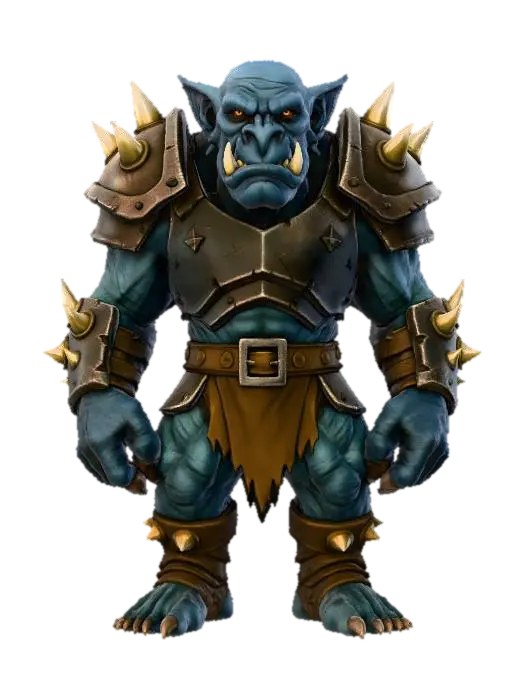 3D model for Orc Warrior in Armor