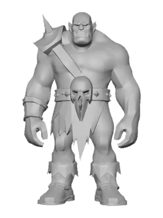 3D model for Dual Element Warrior