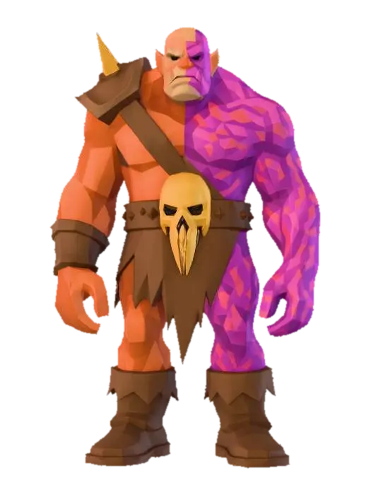 3D model for Dual Element Warrior