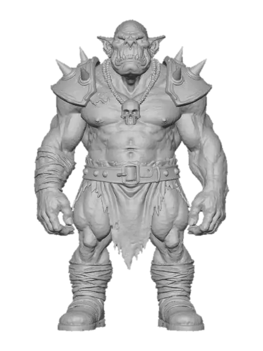 3D model for Orc Warlord