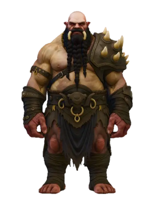 3D model for Giant Warrior’s Fury