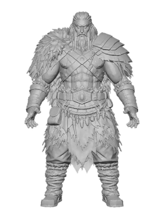 3D model for Warrior of the North