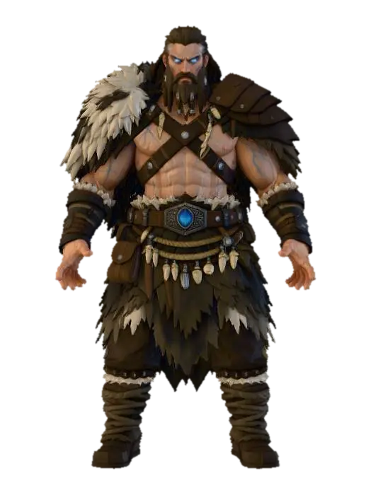 3D model for Warrior of the North