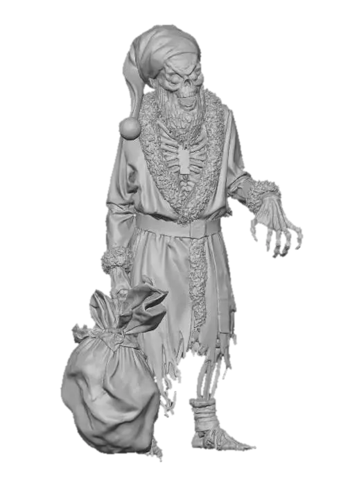 3D model for Zombie Claus, #Christmas2025#
