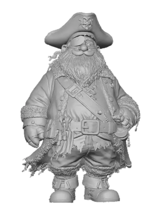 3D model for Pirate Claus