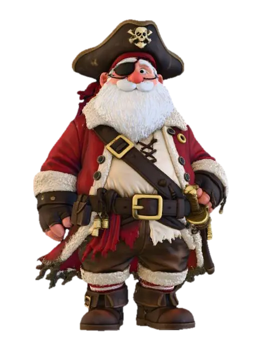3D model for Pirate Claus