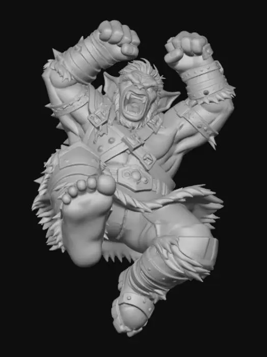 3D model for Fierce Orc Warlord