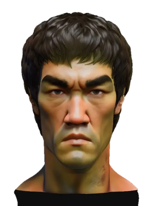 Intensity - Emotion 3D model, vytvořený pomocí AI