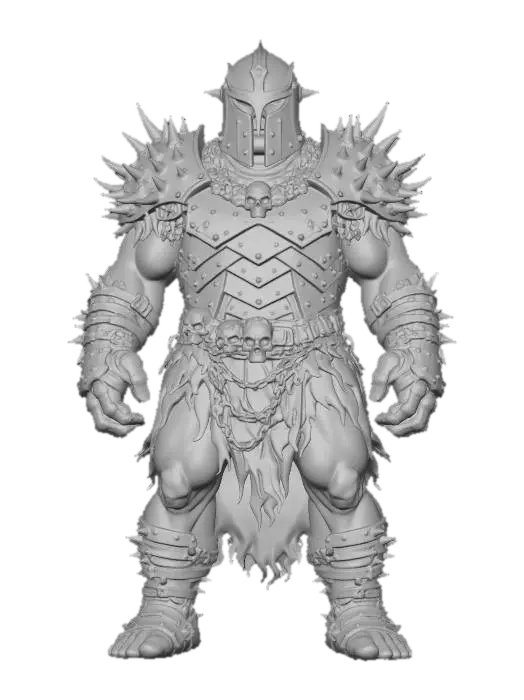 3D model for Dark Spiked Warrior